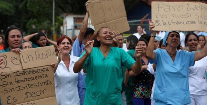 Monitor Salud exige un «salario digno» para los enfermeros de Venezuela en su día