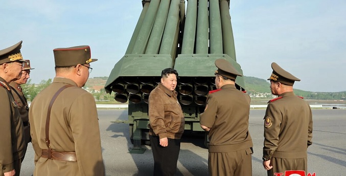 Corea del Norte desplegará nuevos sistemas de lanzacohetes múltiples