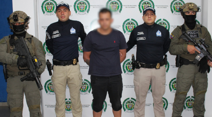 Detenido en Bogotá Carlos Escobar quien es acusado de matar a nueve policías en Aragua