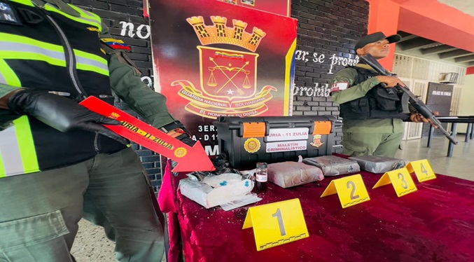 La GNB incauta cuatro panelas de cocaína en el sector El Marite