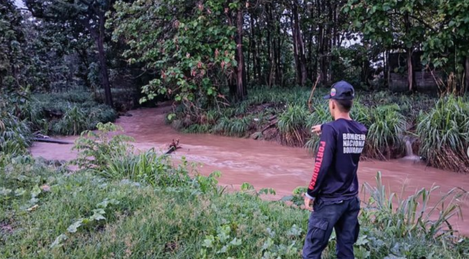 Protección Civil monitorea el río Guanare por aumento del caudal