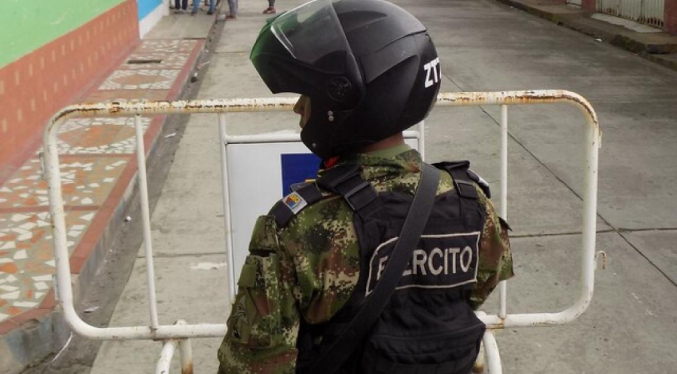 Soldado colombiano asesina a su compañero de cuartel por supuestas deudas