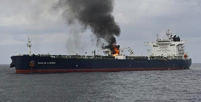 Marina británica informa de un ataque contra buque mercante frente a las costas de Yemen