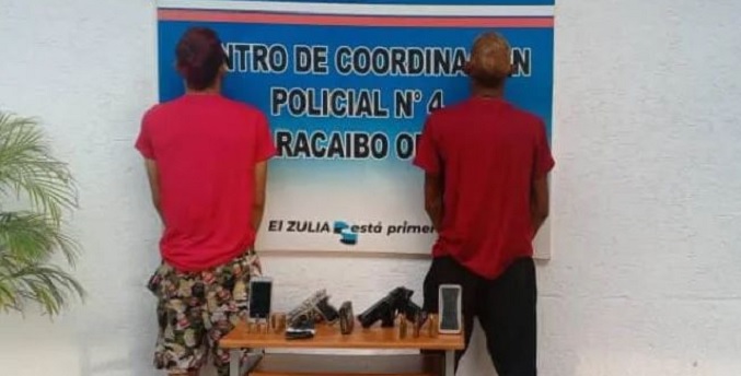 Aprehenden a dos integrantes de la banda criminal El Caracas en el oeste de Maracaibo