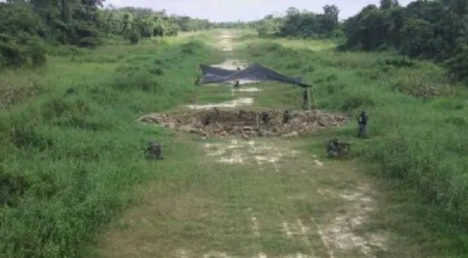 FANB destruye dos pistas de aterrizaje vinculadas al narcotráfico en Zulia