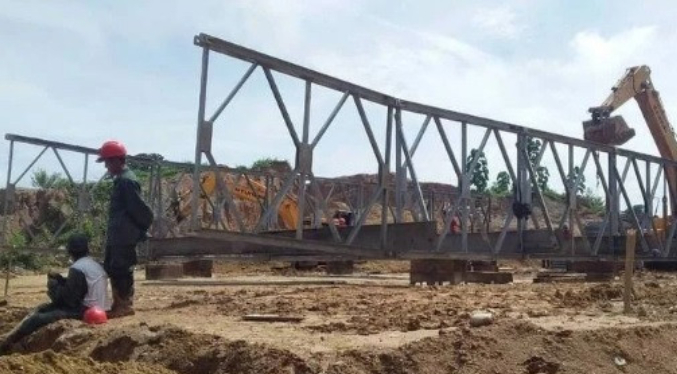 Inicia el ensamble del nuevo puente de Onia, Mérida