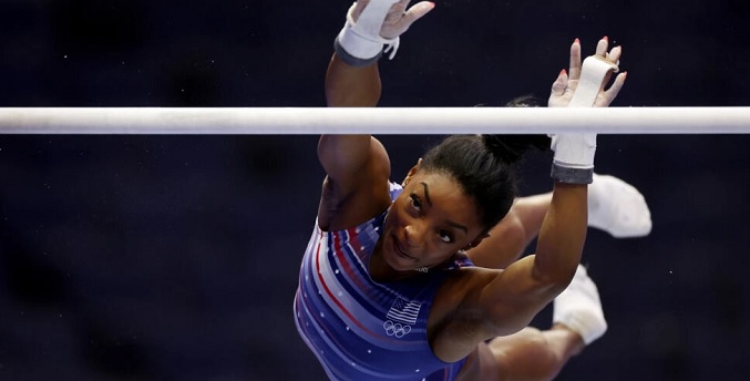 Biles, la gran favorita en exigente preolímpico de gimnasia de EEUU