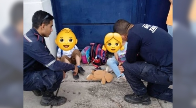 Dos niños son abandonados en San Cristóbal