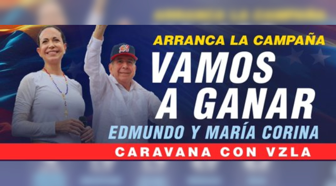 Oposición arrancará la campaña electoral oficial en Caracas