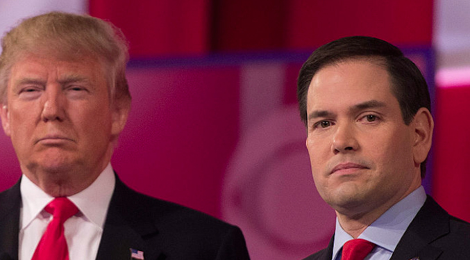 Descartan a Marco Rubio como compañero de fórmula de Donald Trump