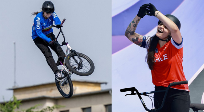 Colombiana Villegas y chilena Pérez Grasset a la final de BMX estilo libre