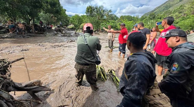 Maduro monitorea situación en Sucre para atender emergencias por fuertes precipitaciones