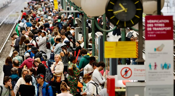 Francia sufre una operación de sabotaje en su red de alta velocidad a pocas horas del inicio de los Juegos Olímpicos