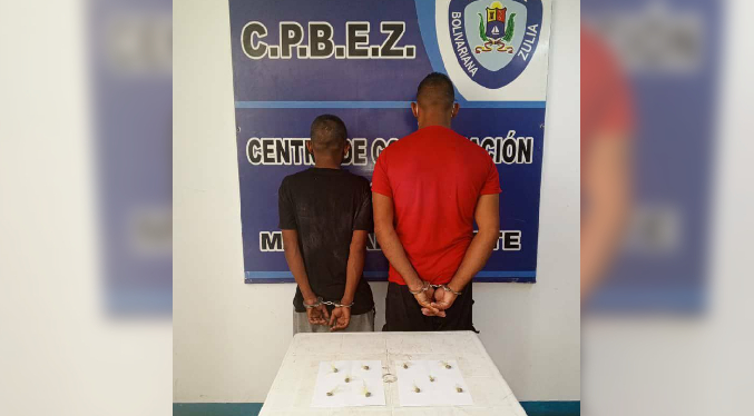 Dos hombres son capturados por el Cpbez en Maracaibo con droga