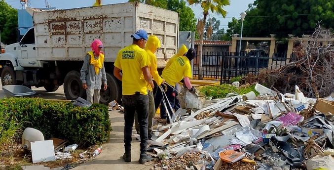 Gobernación del Zulia ejecuta jornada general de limpieza en Maracaibo