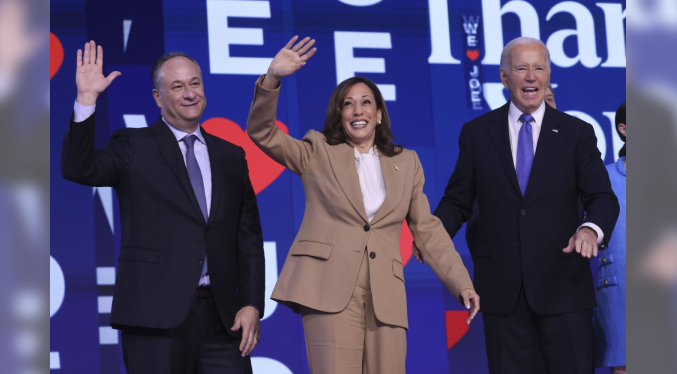 Kamala Harris recibe formalmente la nominación como candidata del Partido Demócrata