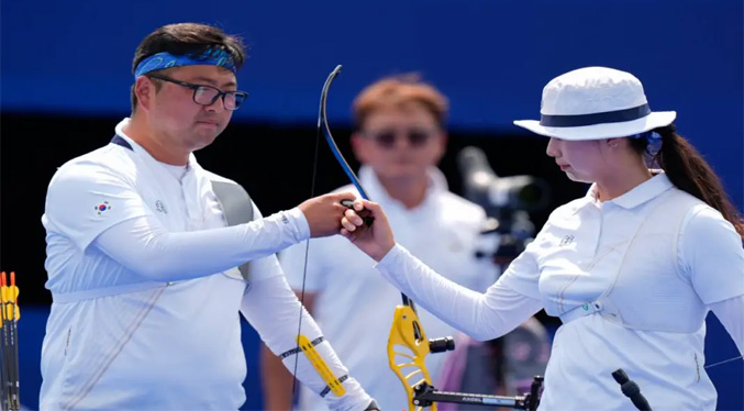 Corea suma medalla de oro: Esta vez en tiro con arco de equipo mixto