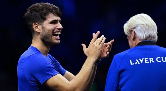 Alcaraz culmina la remontada de Europa en la jornada final de la Copa Laver