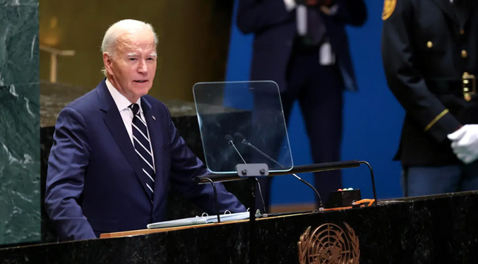 Biden advierte en la ONU contra una escalada en Oriente Medio y aboga por la diplomacia