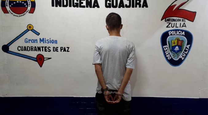 CPBEZ arresta en Sinamaica a un hombre solicitado por asalto a un transporte público