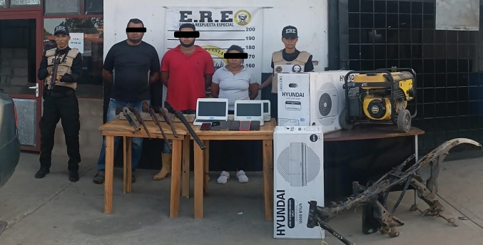 ERE-CPEZ captura a una banda con armas y municiones en Miranda