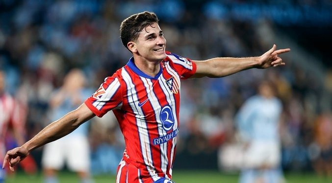 Atlético de Madrid vence al Celta con un gol de Julián Álvarez