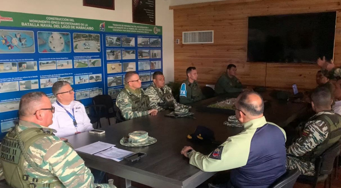 Realizan un ejercicio militar en la BARU y aeropuerto La Chinita