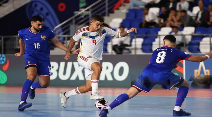 Futsal: Francia deja a Venezuela al borde de la eliminación del Mundial