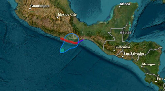 La tormenta Jonh en el Pacífico se intensifica a huracán categoría 1 en el sur de México