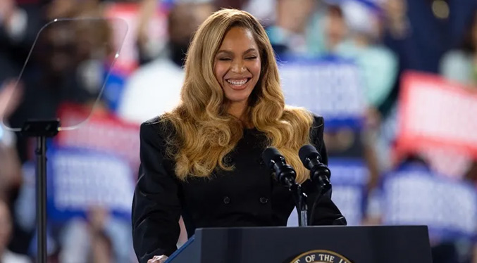 Beyoncé da el último impulso a la candidatura de Kamala Harris en un mitin centrado en el aborto