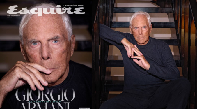 Giorgio Armani es el «Hombre del Siglo» para la revista Esquire