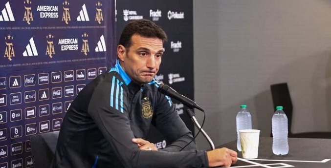 Scaloni puso en duda el viaje de Argentina hacia Maturín