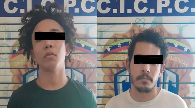 Capturan a dos hombres por sextorsión en Anzoátegui