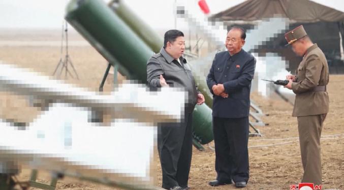 Kim Jong-un ordena producción en masa de drones suicidas