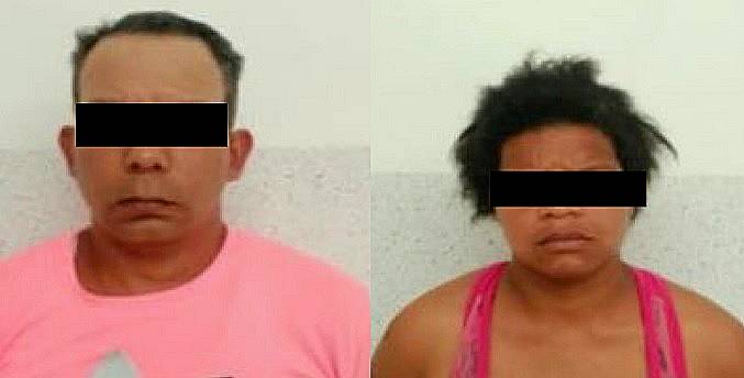 Capturan a pareja por abusar sexualmente de cuatro menores