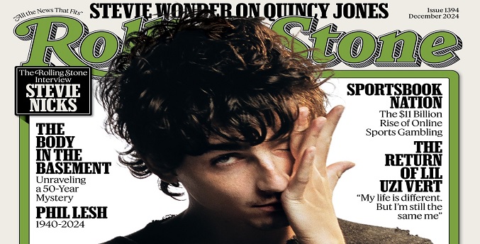 Timothée Chalamet en portada de Rolling Stone como la personificación de Bob Dylan