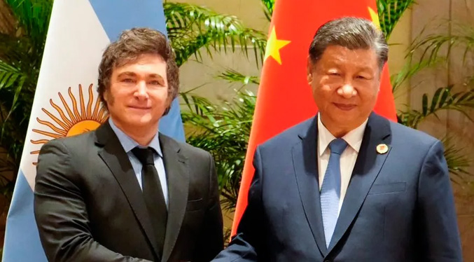 Xi Jinping y Milei acuerdan ampliar las relaciones comerciales y planean visitas oficiales