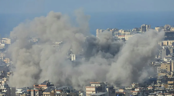 Intensos bombardeos israelíes en bastiones de Hezbolá en Líbano