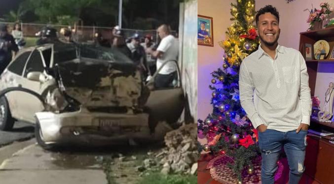 Muere joven cantante al chocar su carro contra una pared en Maturín