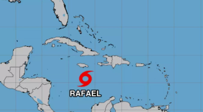 Tormenta Rafael pone en alerta a Cuba, Jamaica y las Islas Caimán