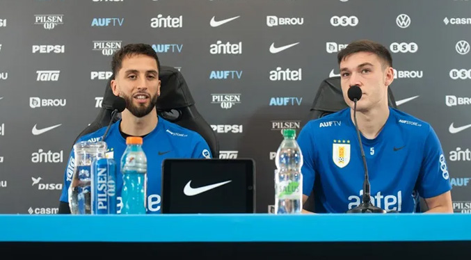 Los uruguayos Bentancur y Ugarte anticipan un partido duro contra Colombia