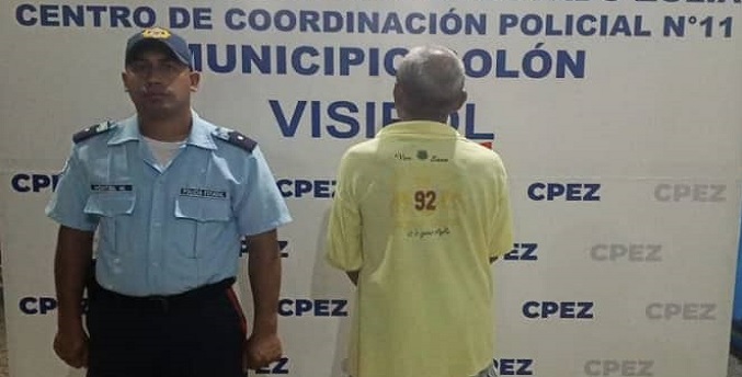 Aprehenden a sexagenario por presunto abuso sexual en Santa Bárbara del Zulia