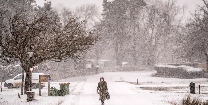 La Oficina de Meteorología emite alerta de nieve en Inglaterra y Gales