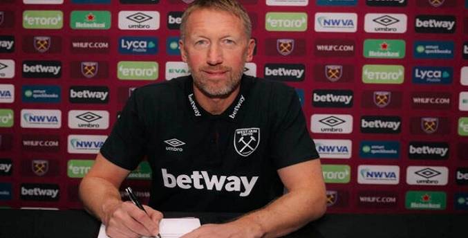 West Ham anuncia a Graham Potter como su nuevo entrenador