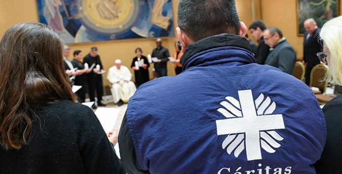 El Papa pide a presidentes de Cáritas en América Latina ser “ángeles” para los que sufren