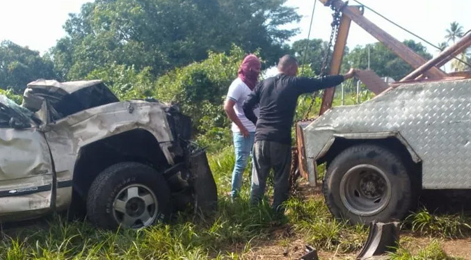 Juan Salas roba camioneta en Mérida y resulta herido tras volcarse en Baralt