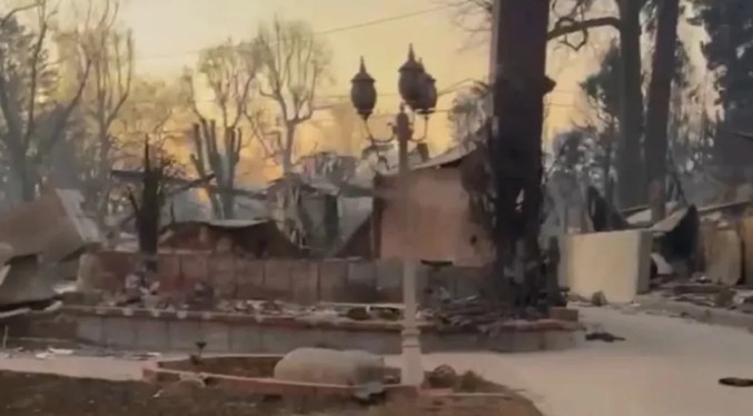 Incendio en un foco de Los Ángeles cobra vida de abuela que no quiso abandonar su hogar