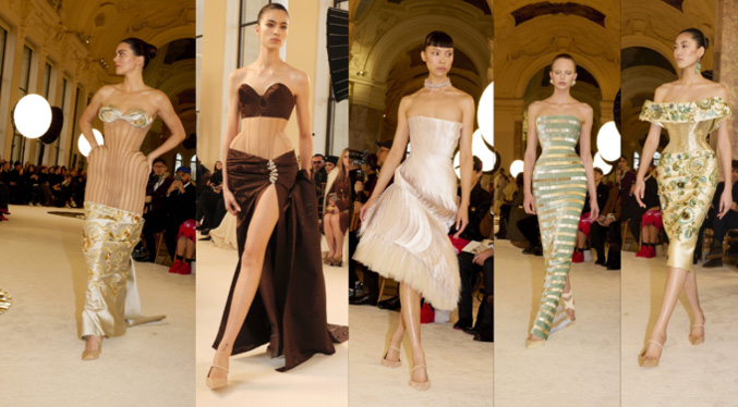 Schiaparelli presenta colección de alta costura con estilo vintage