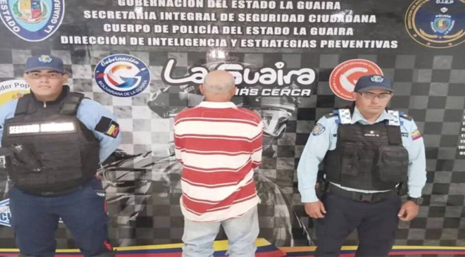 Detienen a septuagenario por abuso sexual a tres adolescentes en La Guaira