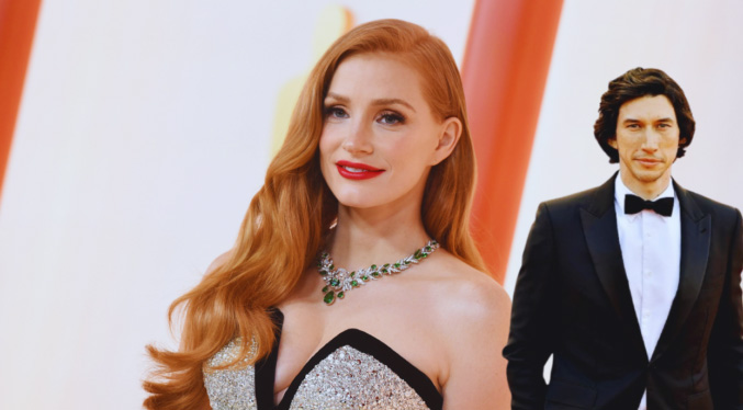 Jessica Chastain y Adam Driver protagonizarán la serie The Dealer